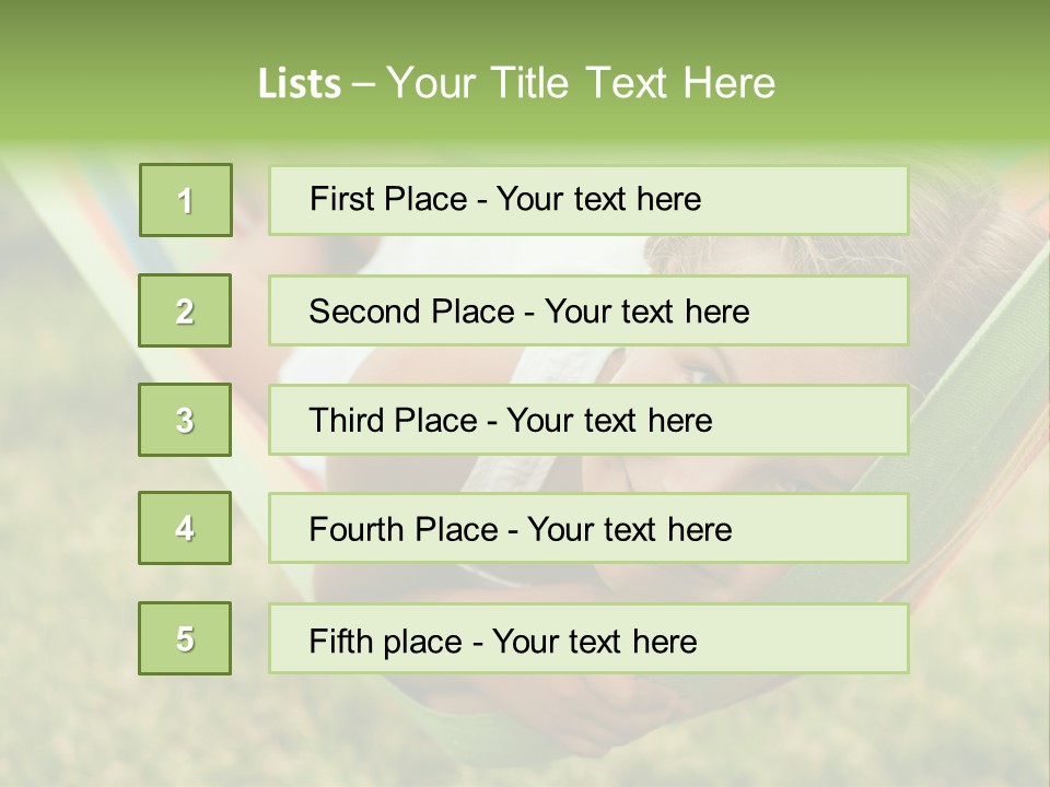 Resort Nature Female PowerPoint Template