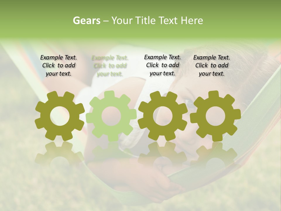 Resort Nature Female PowerPoint Template