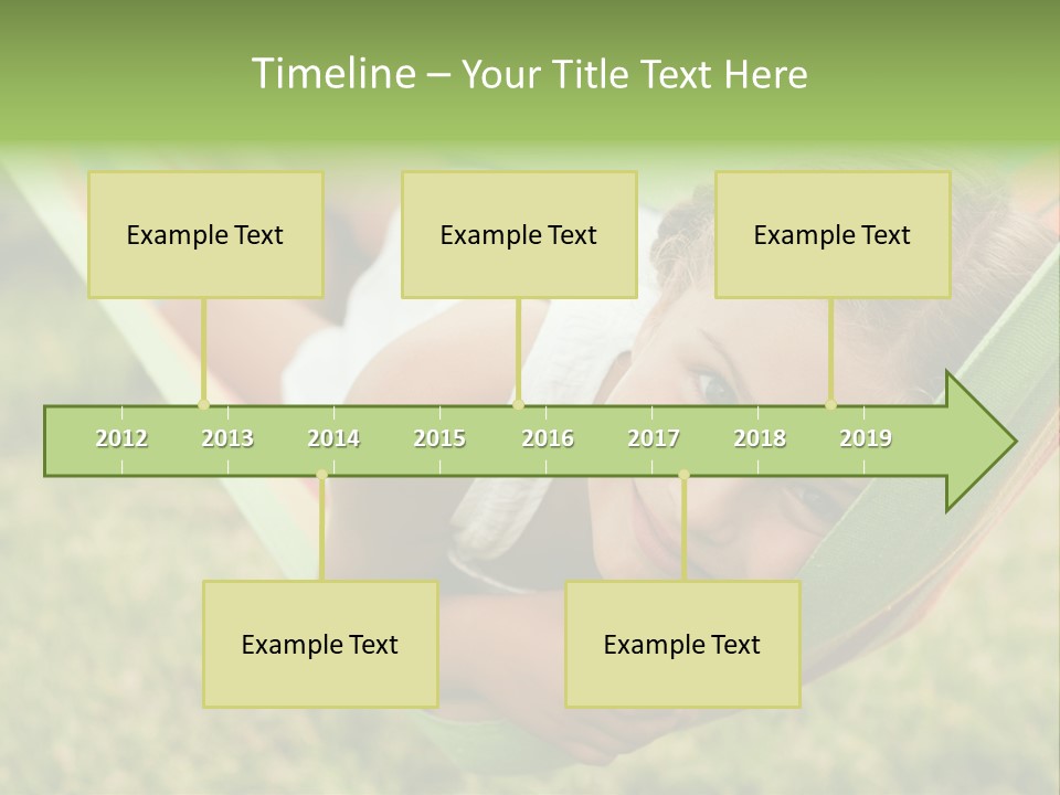 Resort Nature Female PowerPoint Template