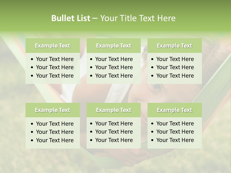 Resort Nature Female PowerPoint Template