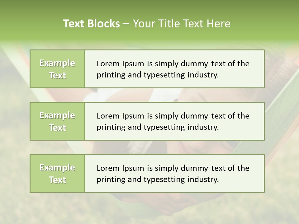 Resort Nature Female PowerPoint Template