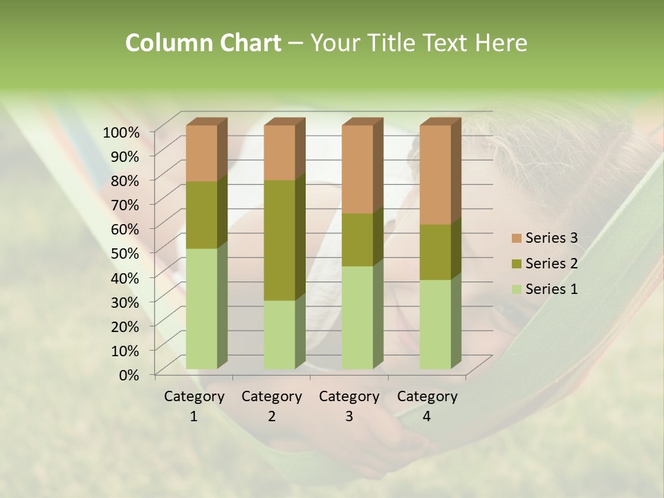Resort Nature Female PowerPoint Template