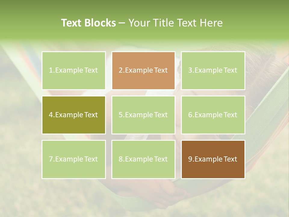 Resort Nature Female PowerPoint Template