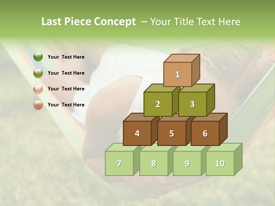 Resort Nature Female PowerPoint Template