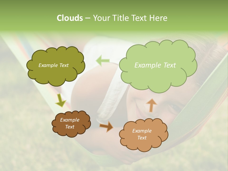 Resort Nature Female PowerPoint Template