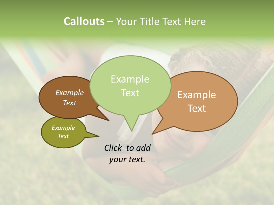 Resort Nature Female PowerPoint Template