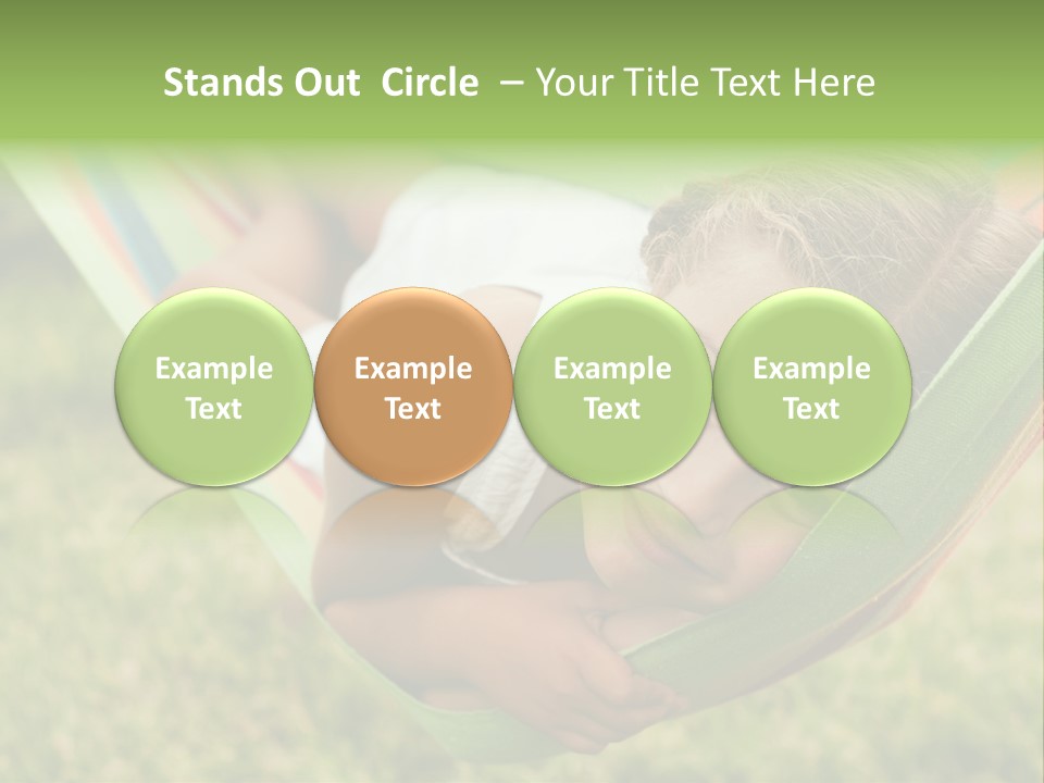 Resort Nature Female PowerPoint Template