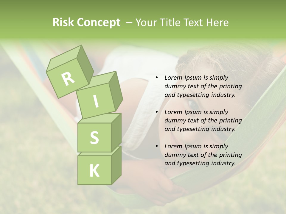 Resort Nature Female PowerPoint Template