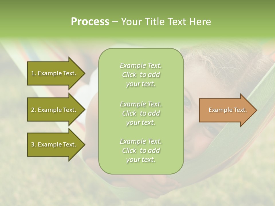 Resort Nature Female PowerPoint Template