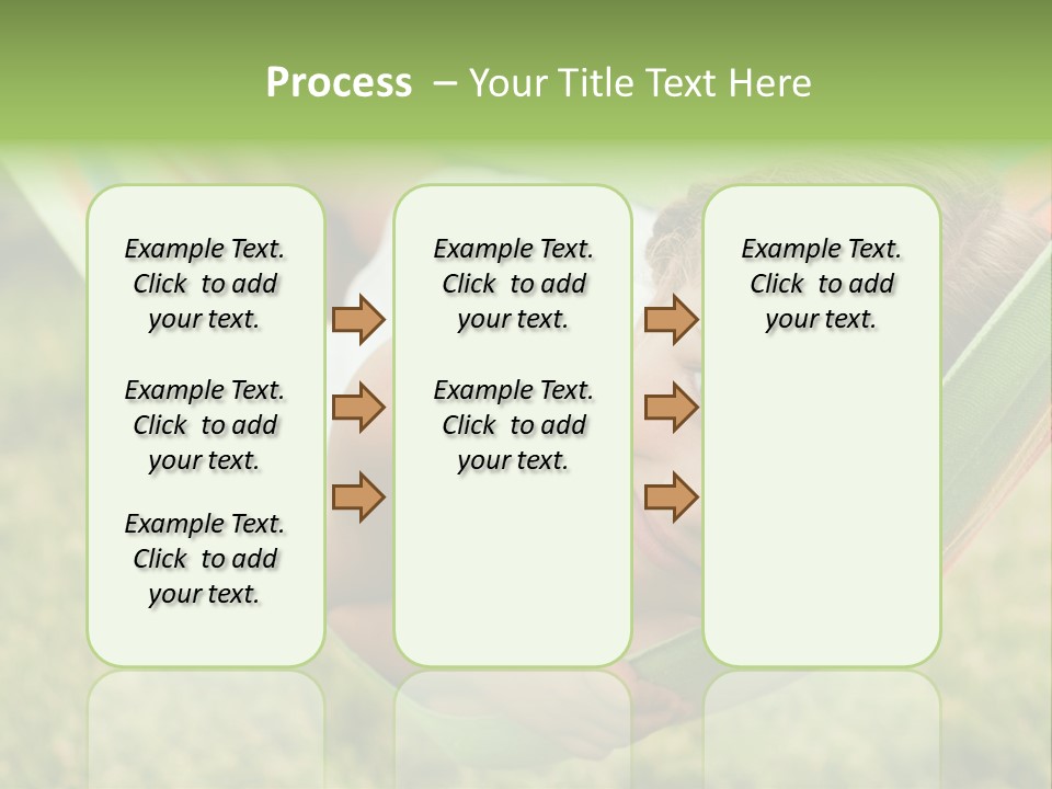 Resort Nature Female PowerPoint Template
