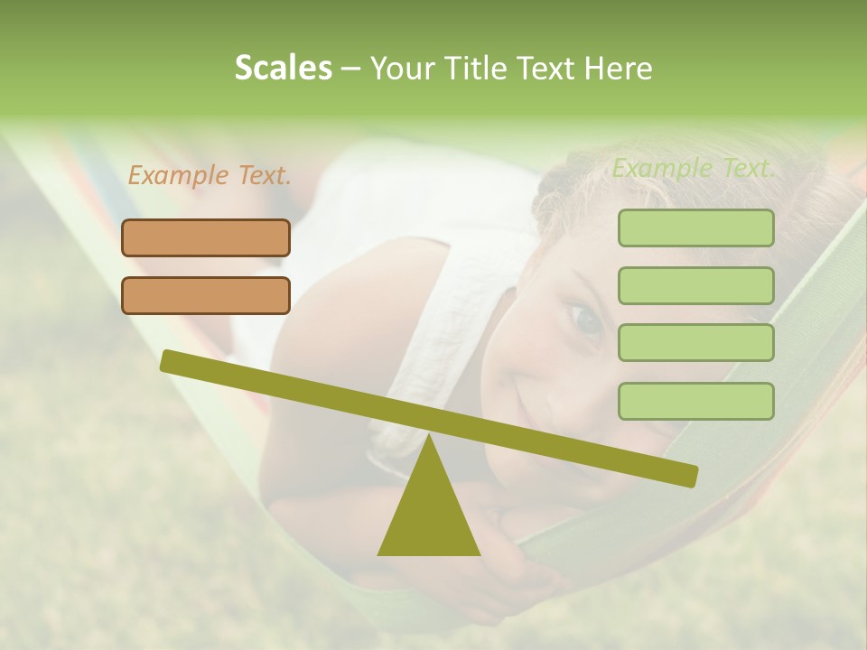 Resort Nature Female PowerPoint Template