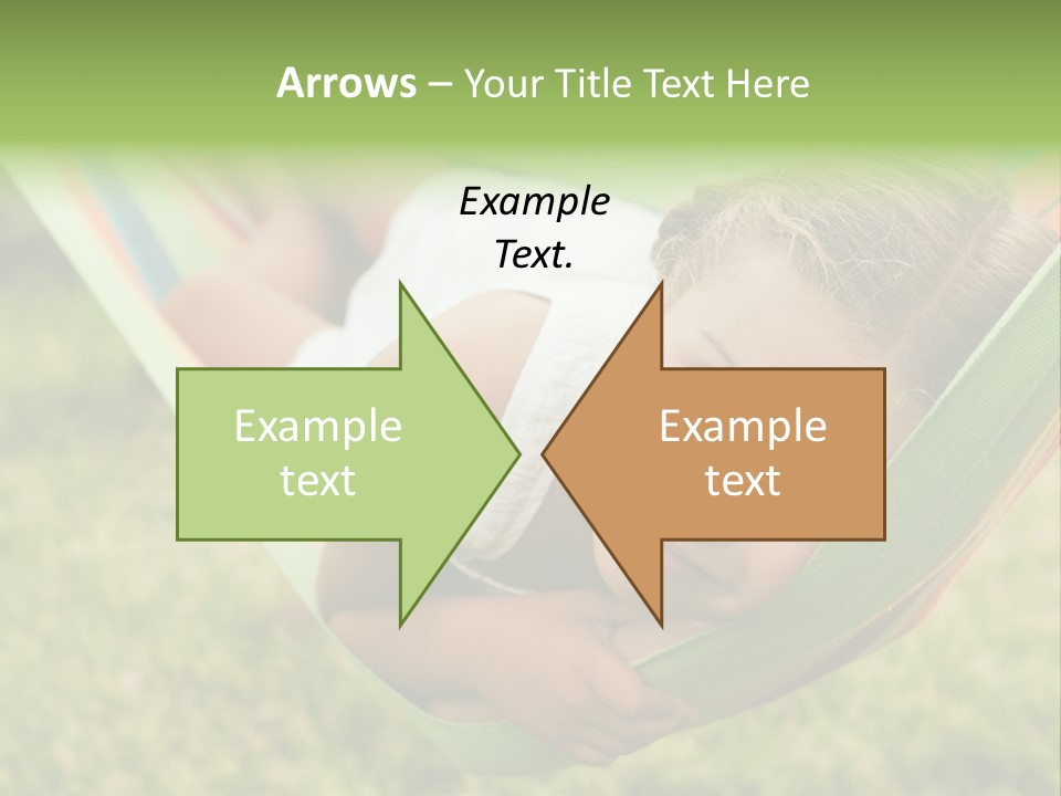 Resort Nature Female PowerPoint Template