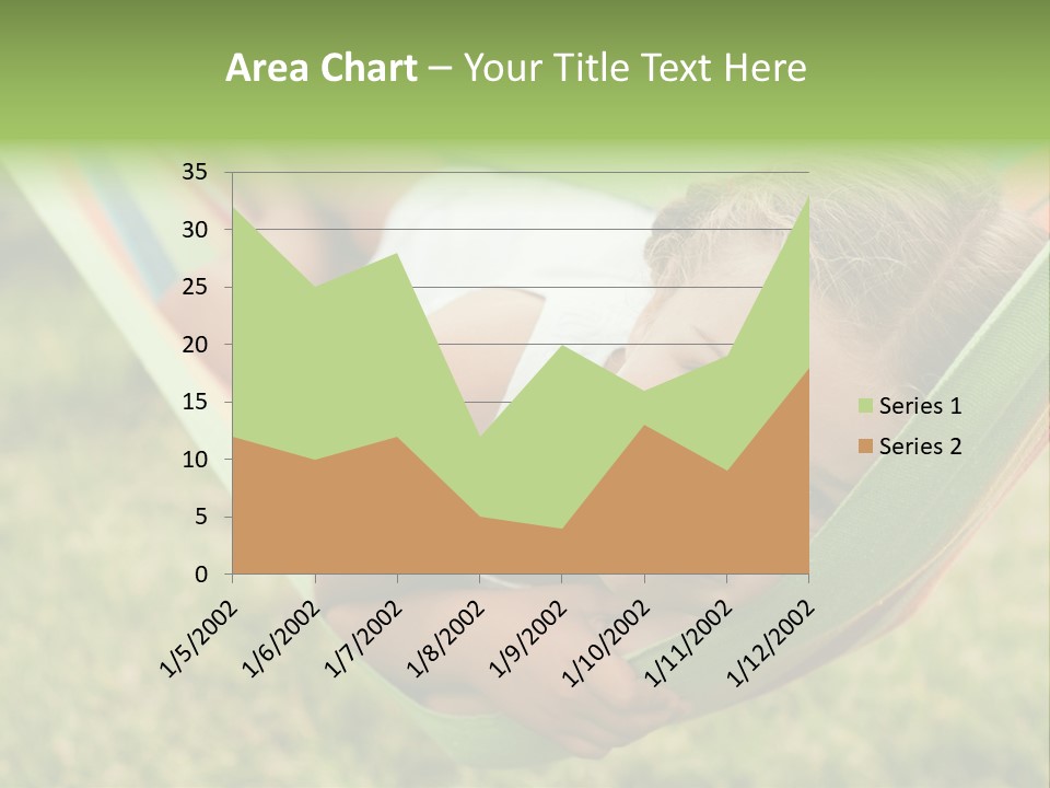 Resort Nature Female PowerPoint Template
