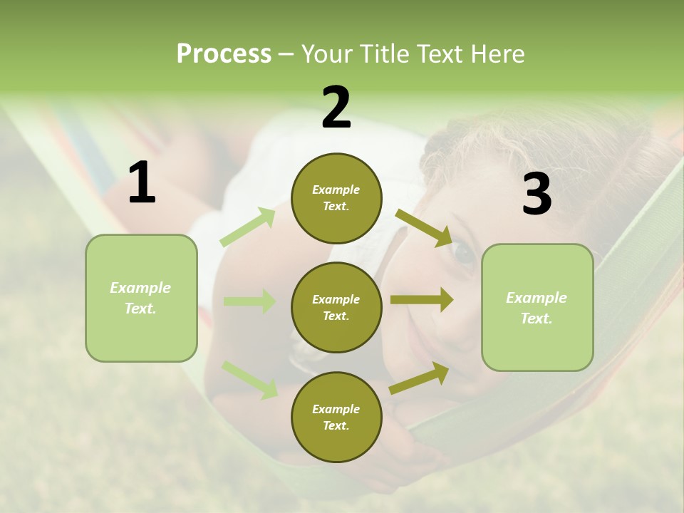 Resort Nature Female PowerPoint Template