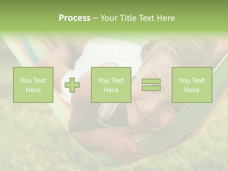 Resort Nature Female PowerPoint Template