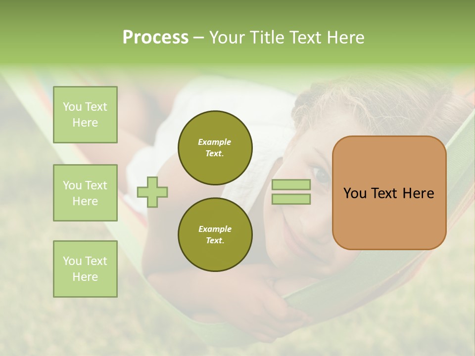 Resort Nature Female PowerPoint Template