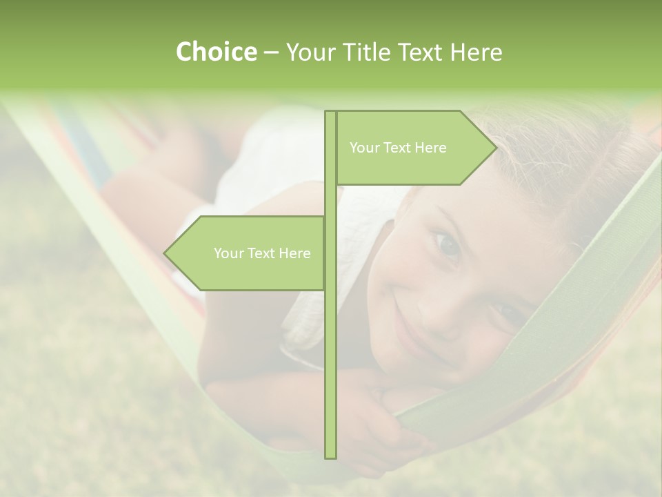 Resort Nature Female PowerPoint Template