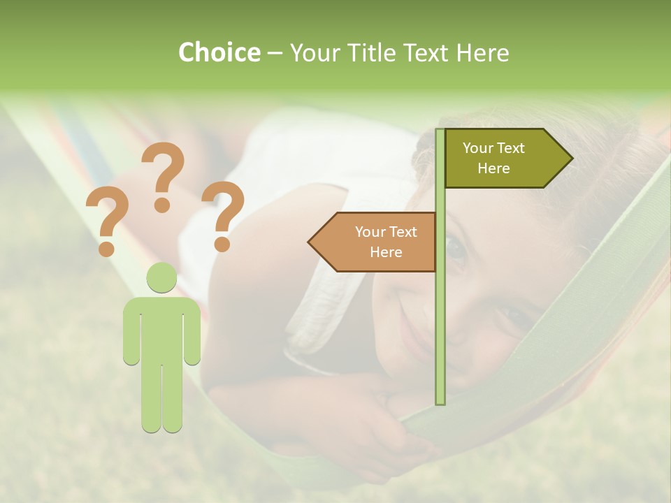 Resort Nature Female PowerPoint Template