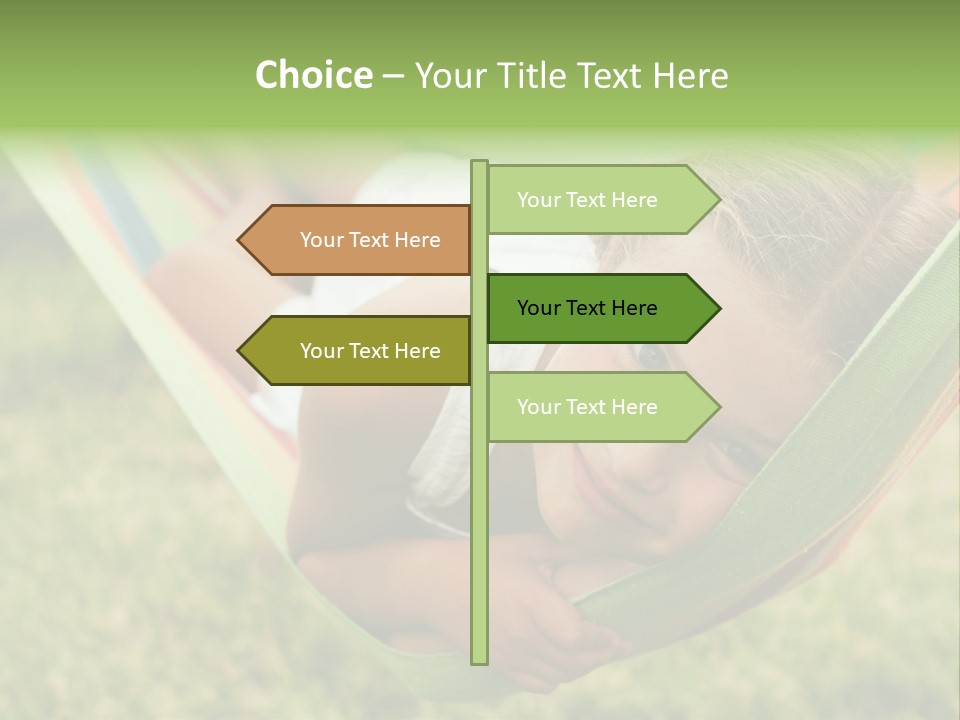 Resort Nature Female PowerPoint Template