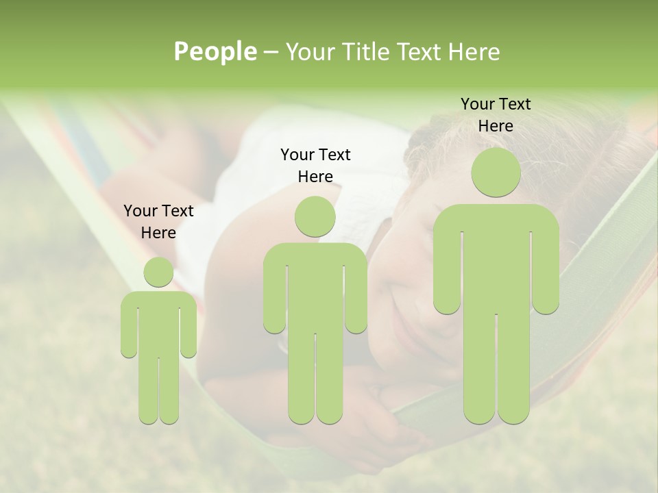 Resort Nature Female PowerPoint Template