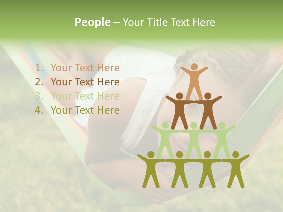 Resort Nature Female PowerPoint Template