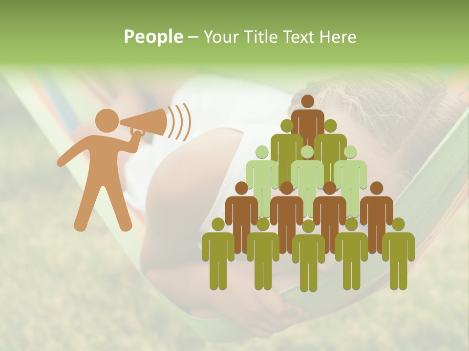 Resort Nature Female PowerPoint Template