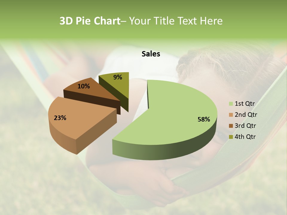 Resort Nature Female PowerPoint Template