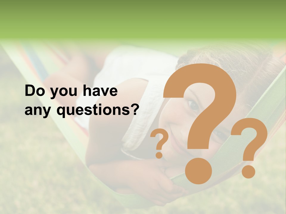 Resort Nature Female PowerPoint Template