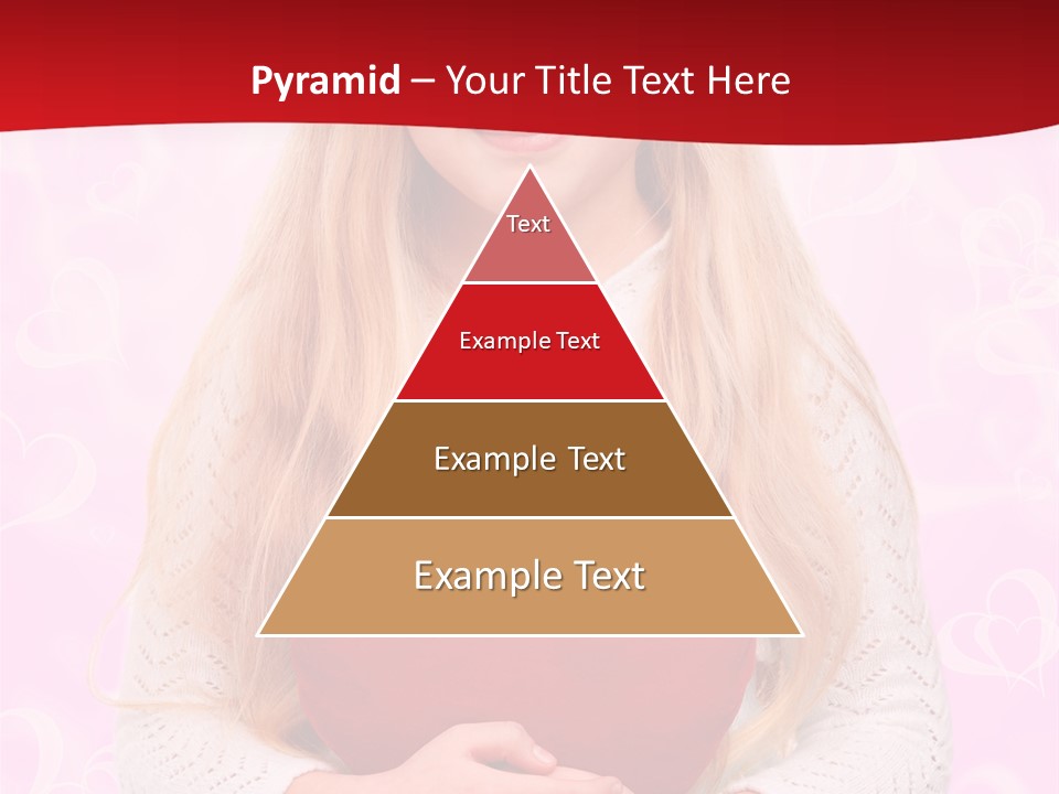 Greeting Blond Love PowerPoint Template