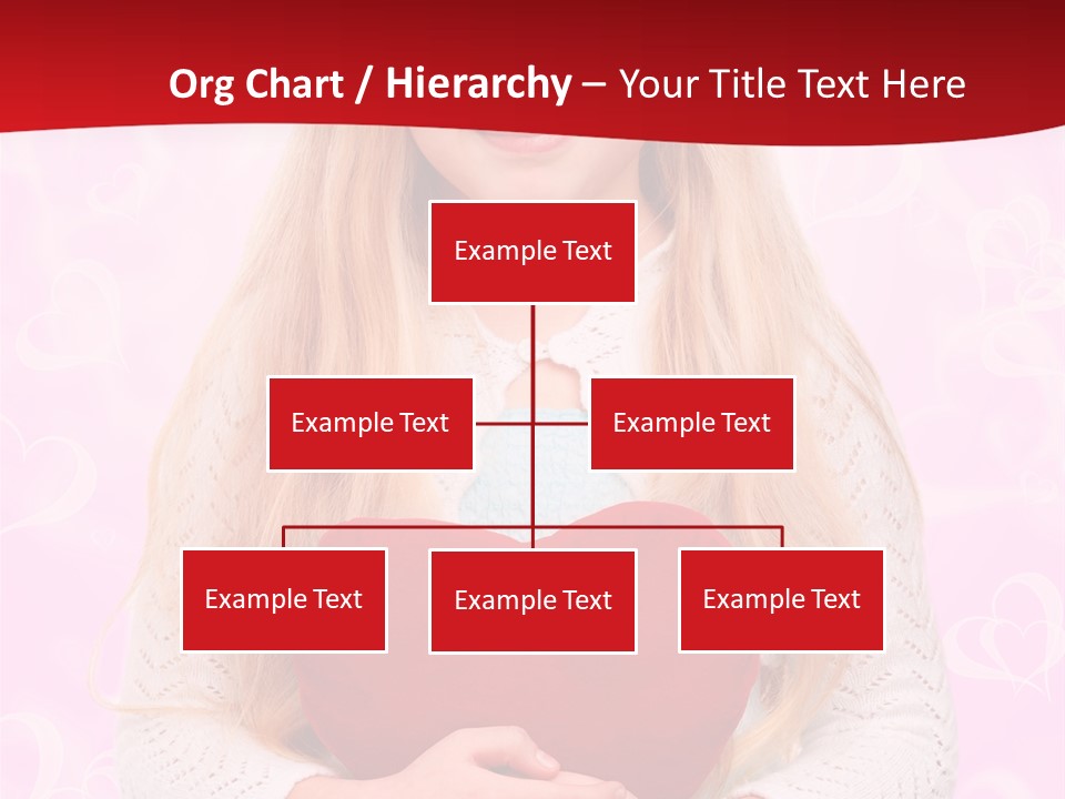 Greeting Blond Love PowerPoint Template