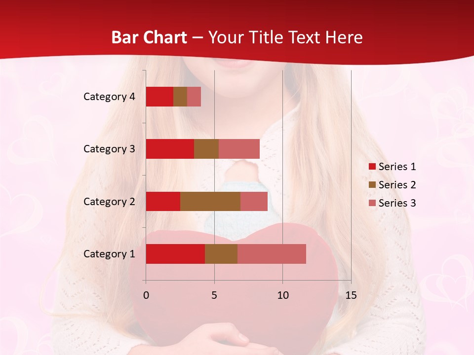 Greeting Blond Love PowerPoint Template