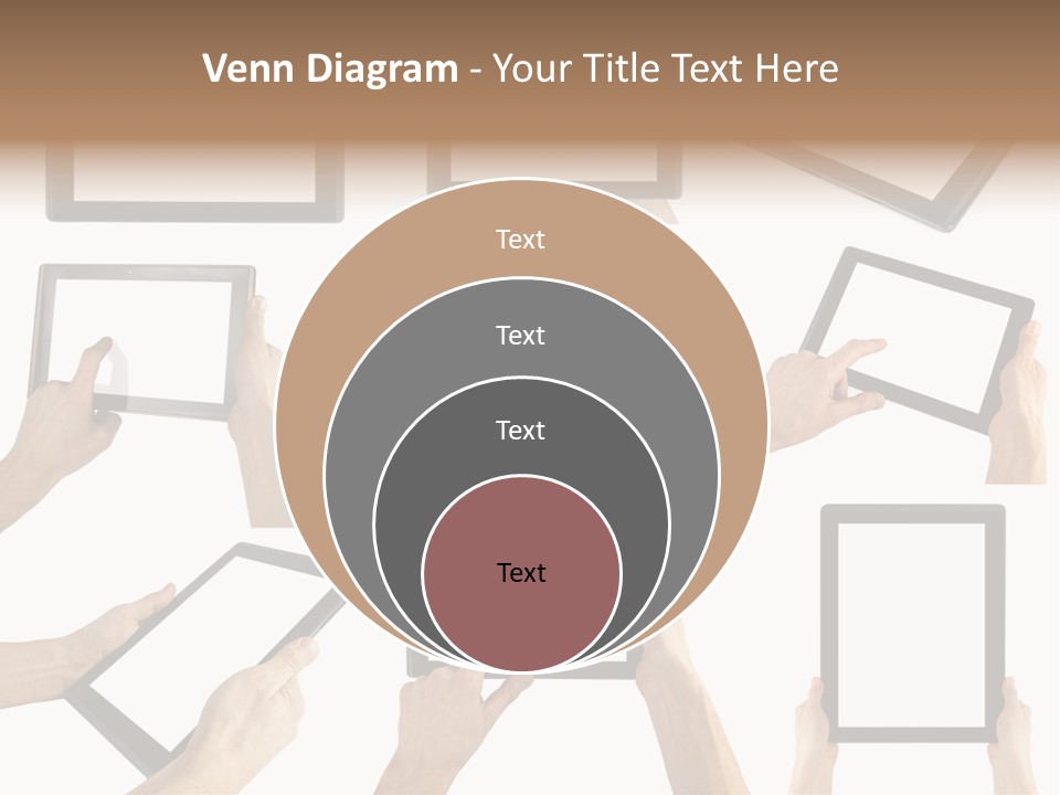 Business Hand Display PowerPoint Template