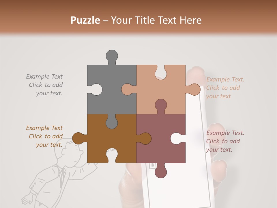 Icon Male Sale PowerPoint Template