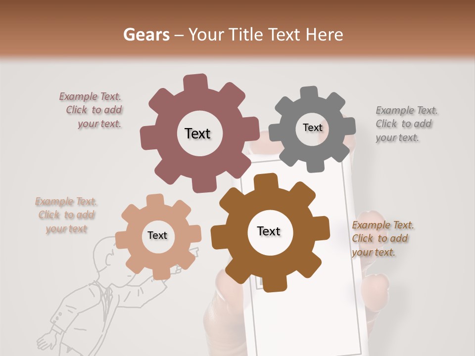 Icon Male Sale PowerPoint Template