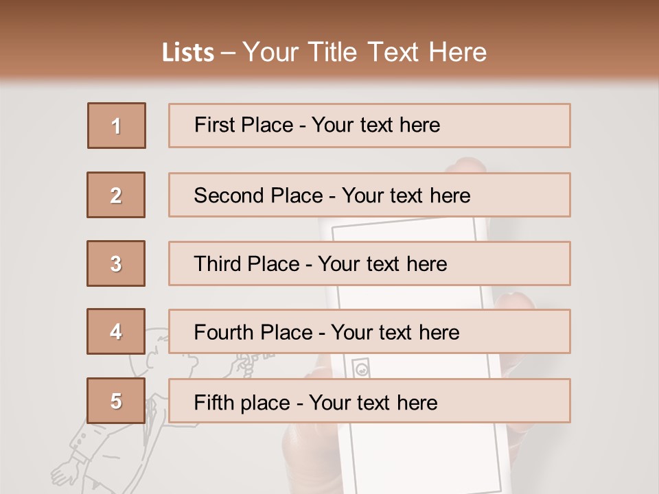 Icon Male Sale PowerPoint Template