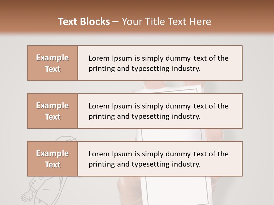 Icon Male Sale PowerPoint Template