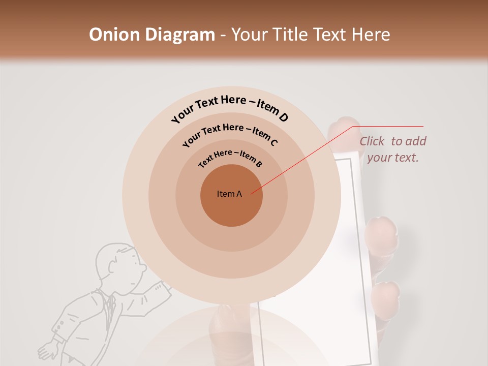 Icon Male Sale PowerPoint Template