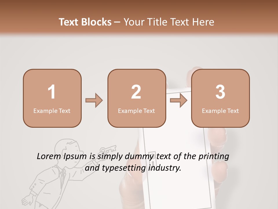 Icon Male Sale PowerPoint Template