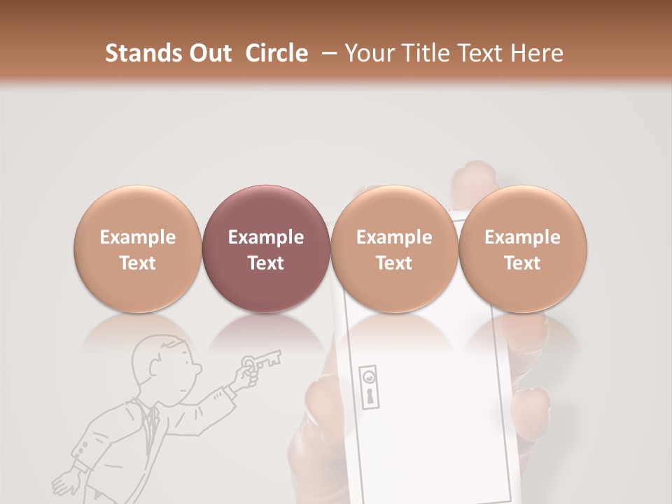 Icon Male Sale PowerPoint Template