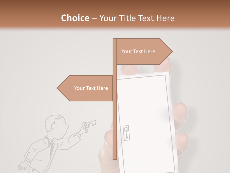 Icon Male Sale PowerPoint Template