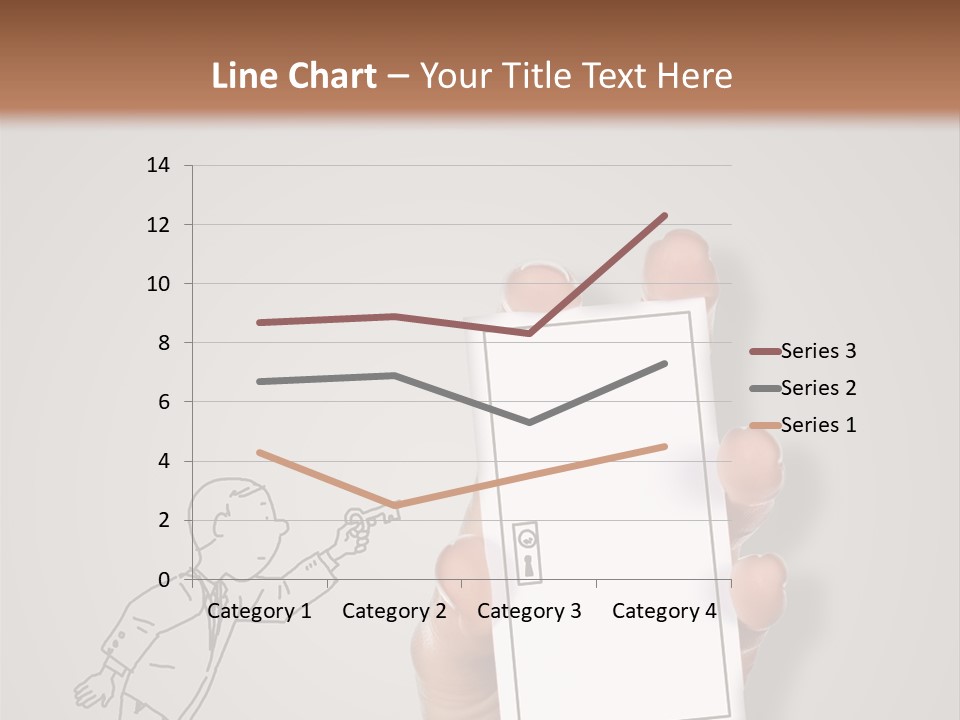 Icon Male Sale PowerPoint Template