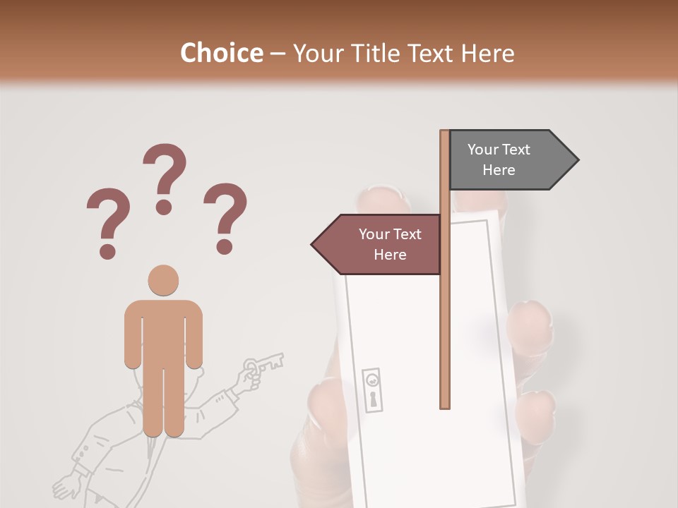Icon Male Sale PowerPoint Template
