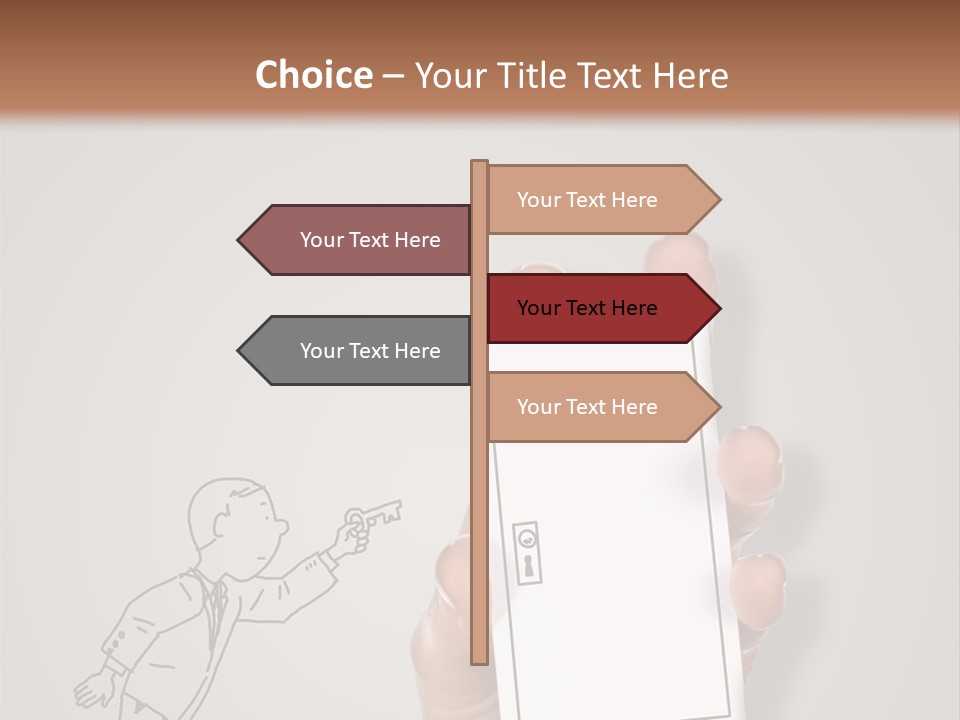 Icon Male Sale PowerPoint Template