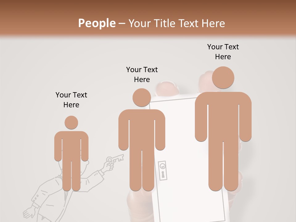 Icon Male Sale PowerPoint Template