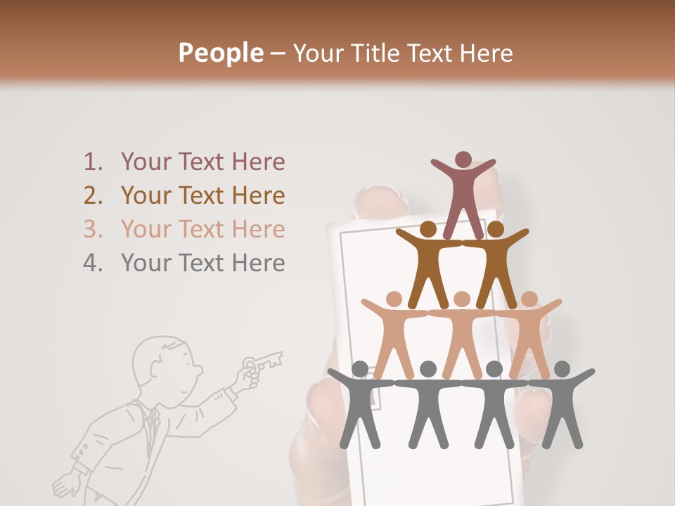 Icon Male Sale PowerPoint Template