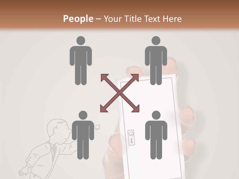 Icon Male Sale PowerPoint Template