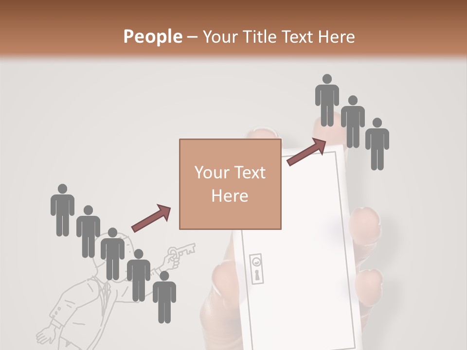 Icon Male Sale PowerPoint Template