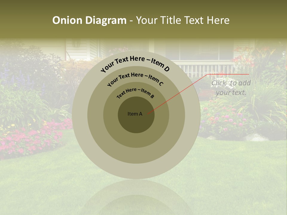 Front Flora White PowerPoint Template