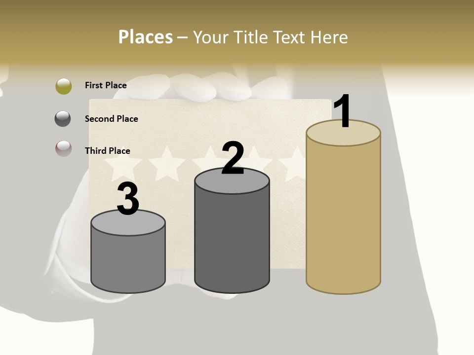 Waiter Quality Top PowerPoint Template