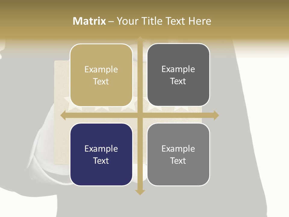 Waiter Quality Top PowerPoint Template